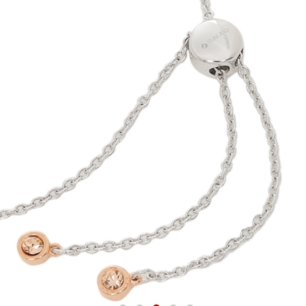💝COACH Heart Bracelet Rose Gold/Silver Champagne - Picture 5 of 8